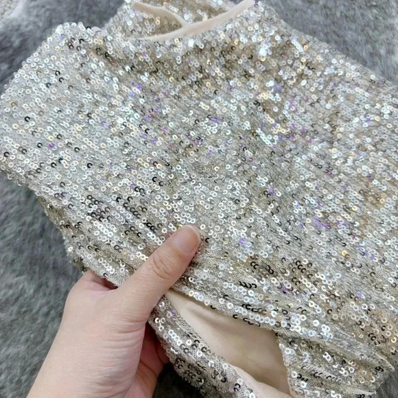 NWT Maurice’s Sequin Padded Shoulder Top - Picture 9 of 12